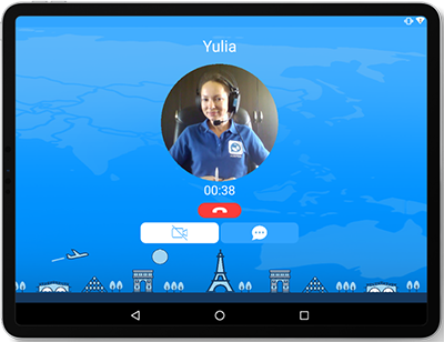 OUispeak TAB - Tablet interpreter available in 5 seconds